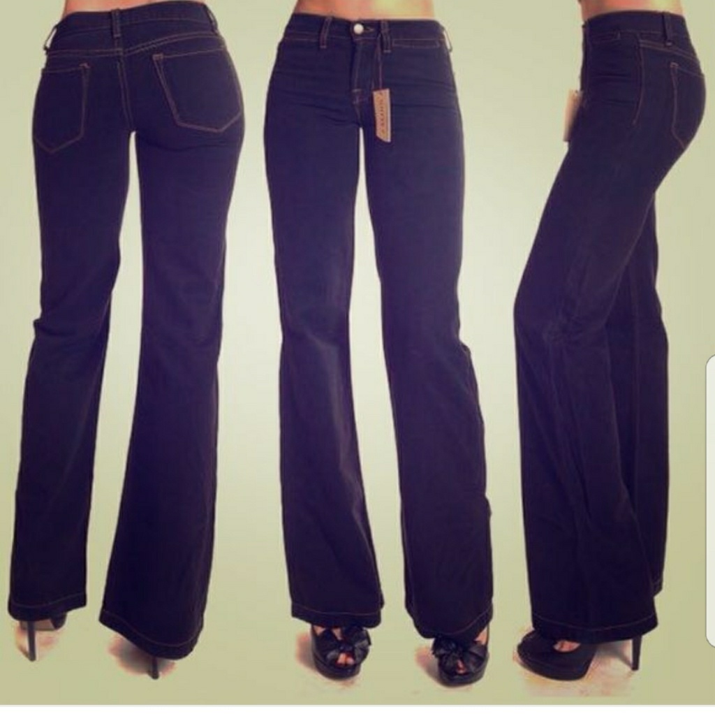 J Brand Wide Leg Denim Pants Euc